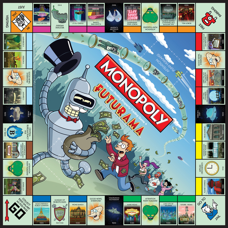 Illustration for article titled Futurama Monopoly lets you own Robot Hell